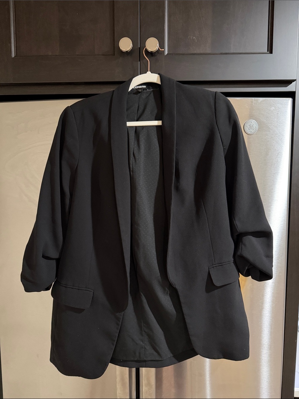 Express Classic Black Open-Front Women's Blazer